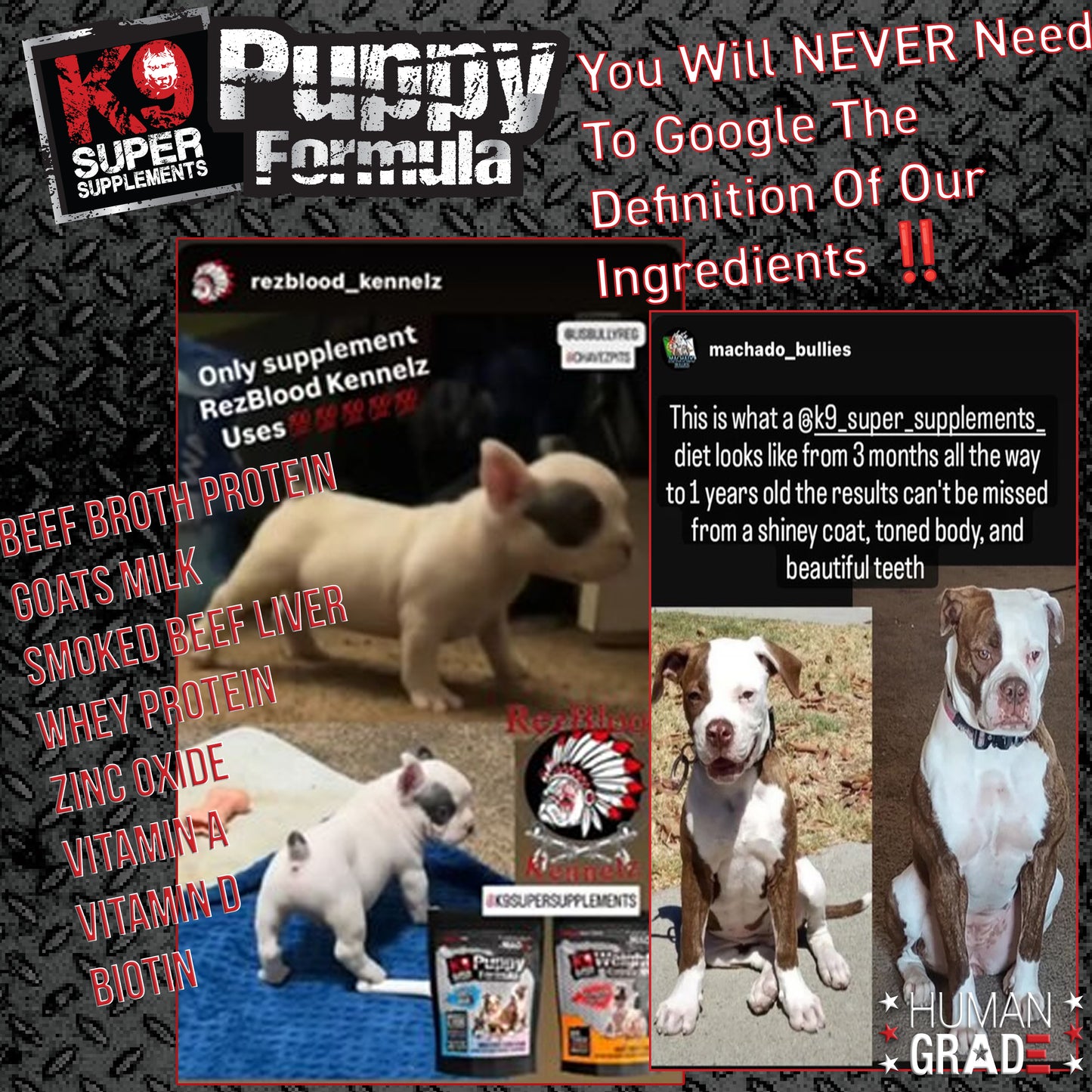 Puppy Formula - 3 Lbs!