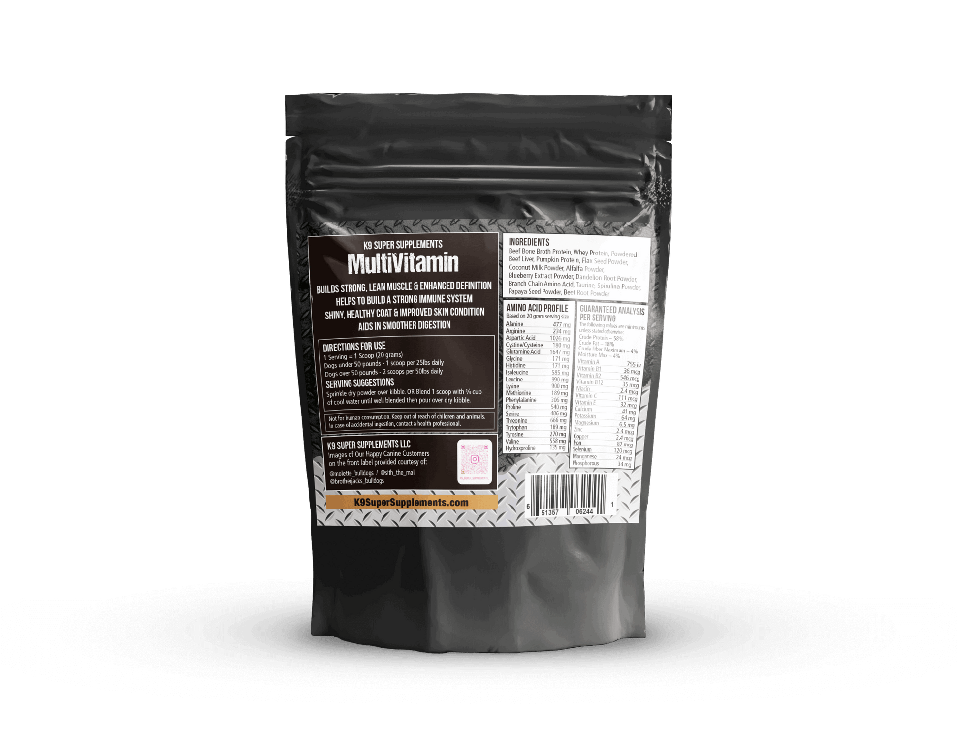 K9 MultiVitamin - 3Lbs! - K9 Super Supplements