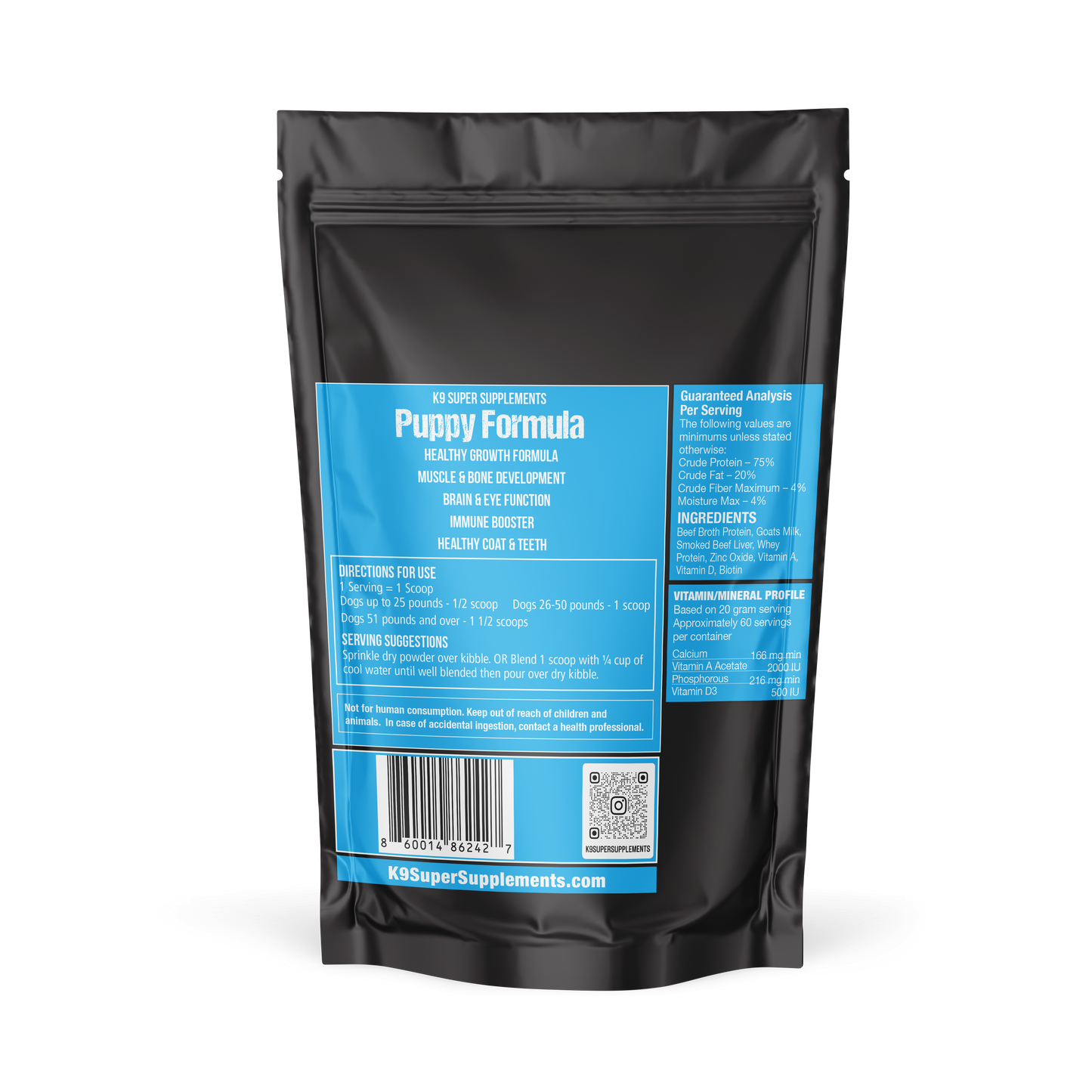 K9SS Puppy Formula - PRE ORDER NOW!!